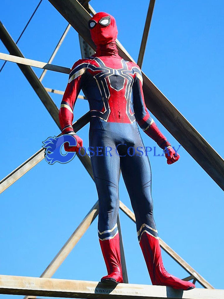 2018 Amazing Iron Spiderman Cosplay Costume